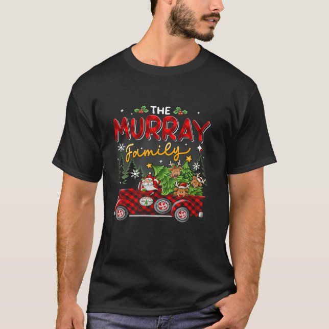 Murray-familjens julmatchning Pajamas-grupp T Shirt (Framsida)
