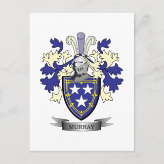 Murray Family Crest Jackar av Arm Vykort