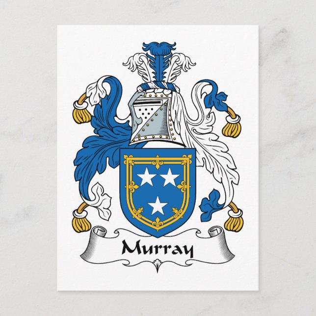 Murray Family Crest Vykort (Framsida)