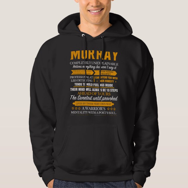 MURRAY fullständigt oförklarlig familje- och julto Hoodie (Framsida)
