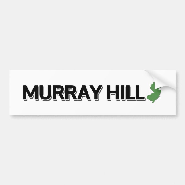 Murray Hill som är nytt - jersey Bildekal (Framsidan)