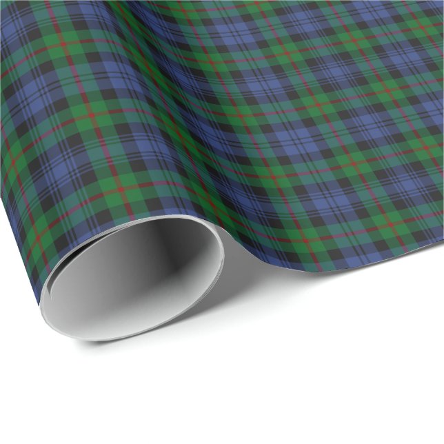 Murray Klan Tartan Presentpapper (Rullad Hörn)