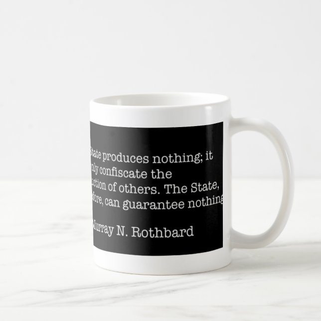 Murray Rothbard Kaffemugg (Höger)