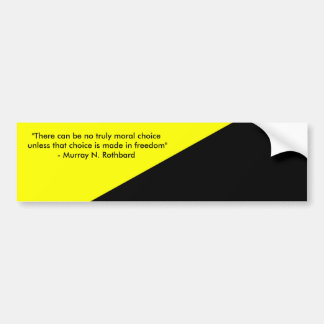 Murray Rothbard och Anarcho-Kapitalism Bildekal