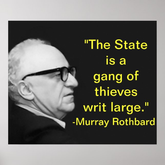 Murray Rothbard Poster (Framsidan)