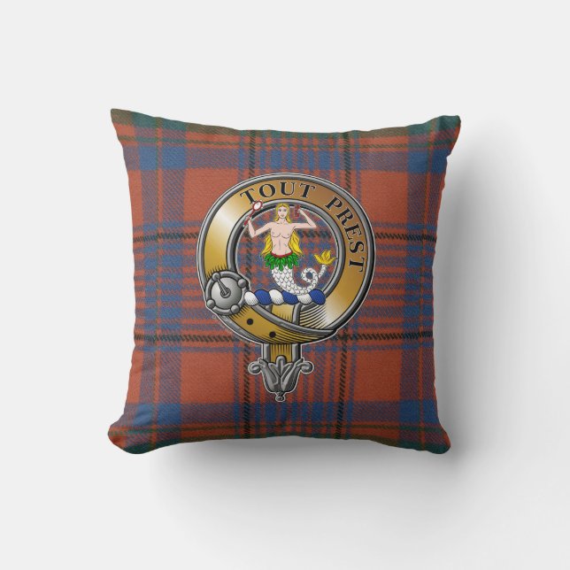 Murray Tartan & Badge Kudde (Framsida)