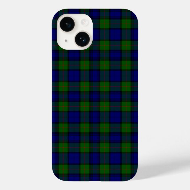 Murray tartan Blue grönt plaid (Baksida)