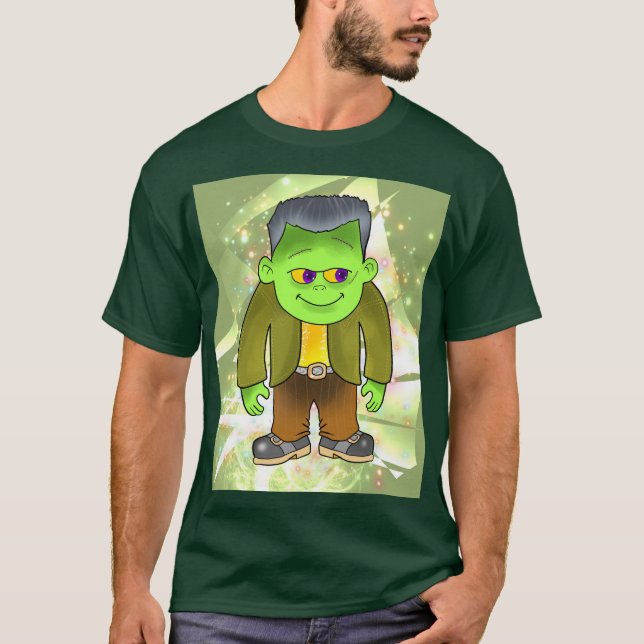 Murray the Monster på Grönt T Shirt (Framsida)
