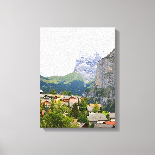 Murren i Schweiz Canvastryck (Framsida)