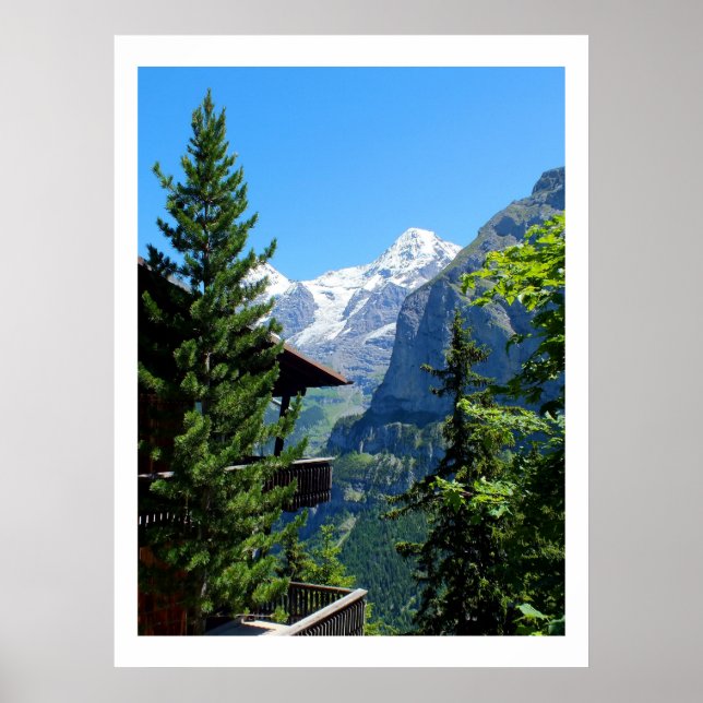 Murren i Schweiz Poster (Framsidan)