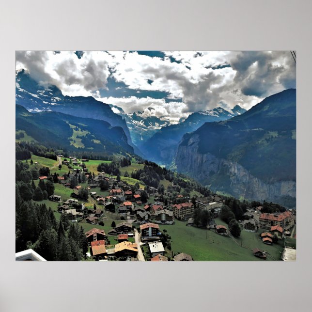 Murren Village Poster (Framsidan)