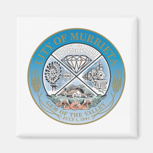Murrieta (Kalifornien) City Seal Magnet