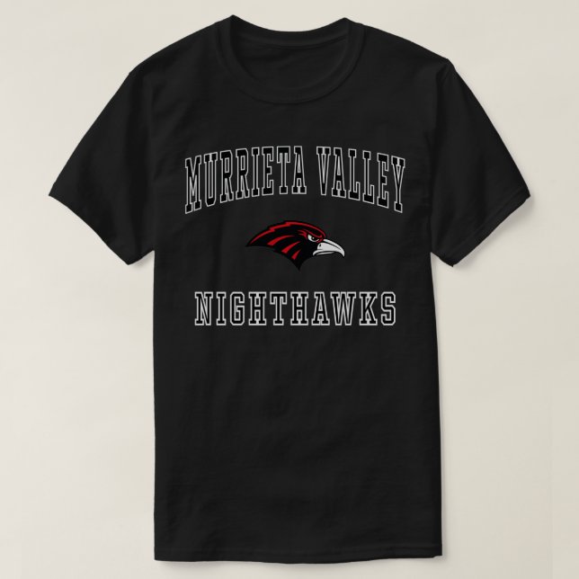 Murrieta Valley High School Nighthawks T Shirt (Design framsida)