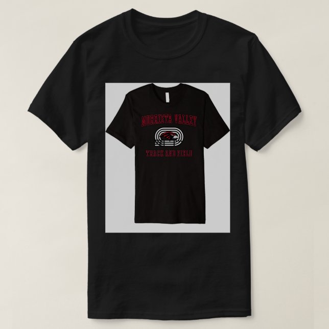 Murrieta Valley High School Nighthawks Track and F T Shirt (Design framsida)