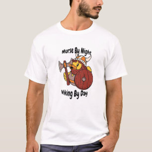 Murse Lifesavers Male Nurse Murse by Night Viking T Shirt