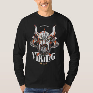 Murse Lifesavers Male Nurse Murse by Night Viking T Shirt