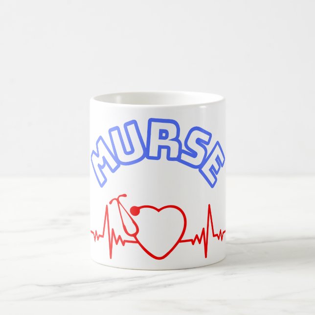 Murse Man Nurse manar sjuksköterska för sjuksköter Kaffemugg (Center)