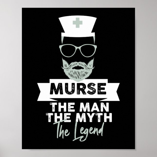 Murse. Mannen. Myth. Förklaringen. Funny Murse Poster (Framsidan)