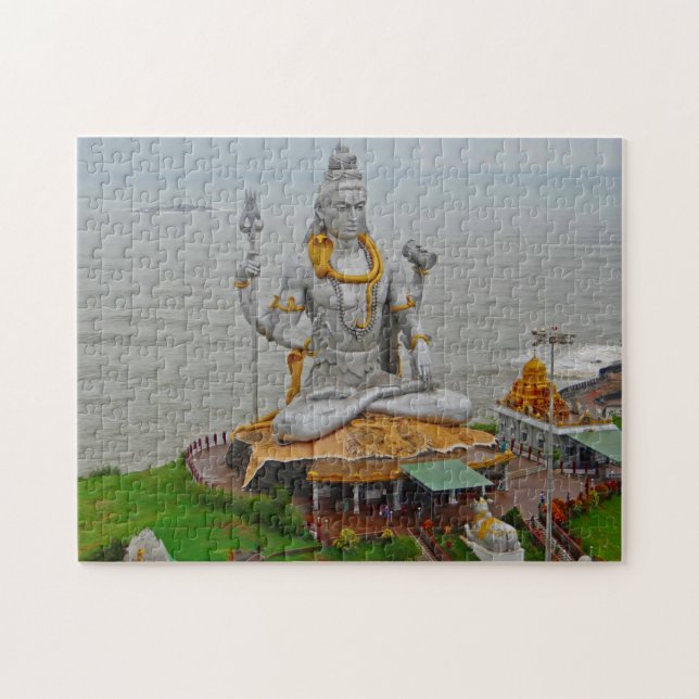 Murudeshwar Arabiska havet Karnataka Gopuram Konka Pussel (Horisontell)