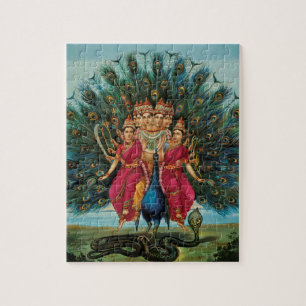 Murugan Kartikeyan Skanda Subrahmanyan hinduisk Pussel