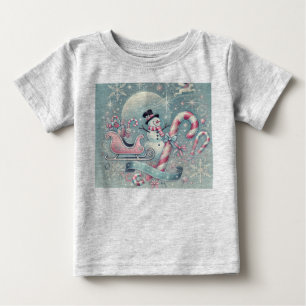 Murugi Baby Haven Snögubbe 6 månaders BabyFine Jer T Shirt