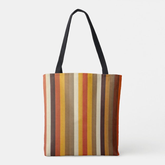 Murugi Bags & Accessories RetroStripes Handväskor Tygkasse (Baksida)