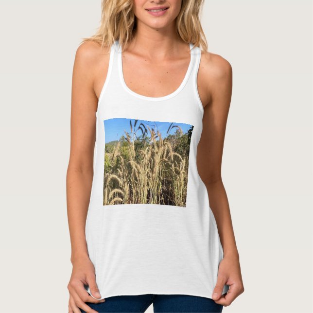 Murugi Bära Bella+Canvas Flowy Racerback Linne Med Racerback (Framsida)