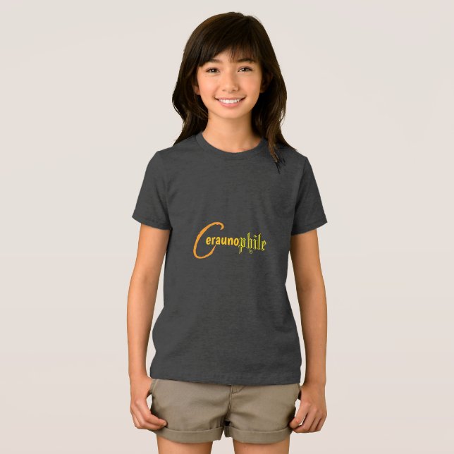 Murugi Bära Ceraunophile Bella+Canvas Youth T Shirt (Framsida Full)