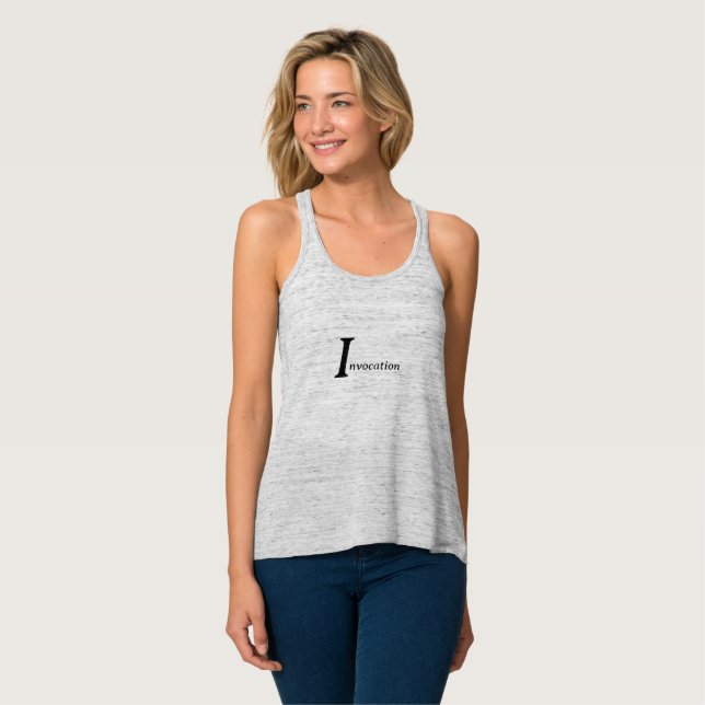 Murugi Bära Invocation Women's Bella+Canvas Flowy Linne Med Racerback (Hel framsida)