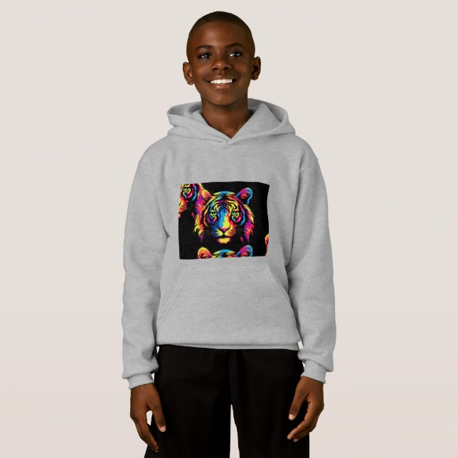 Murugi Bära Kids' Pullover Hoodie T Shirt (Hel framsida)