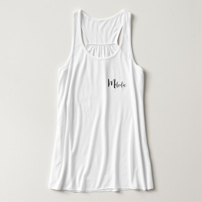 Murugi Bära Melodic Women's BellaCanvas Flowy Tävl Linne Med Racerback (Design framsida)