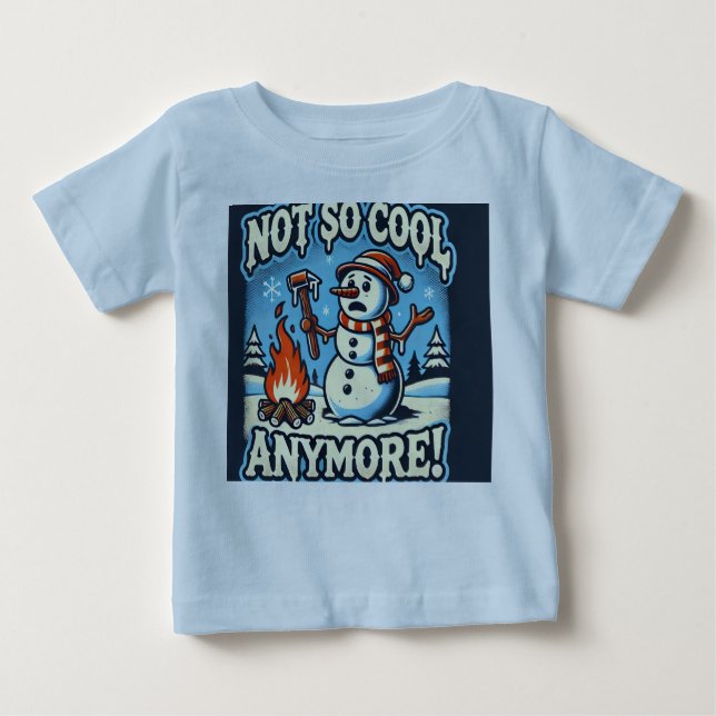 Murugi Bära Snögubbe jul Bra Baby Jersey T Shirt (Framsida)