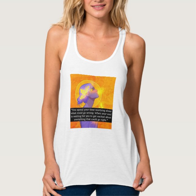 Murugi Bära Women's Bella+Canvas Flowy Racerback Linne Med Racerback (Framsida)