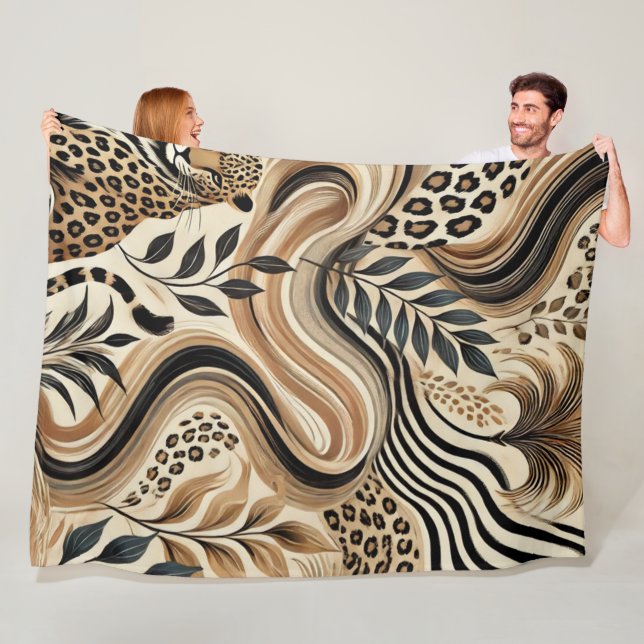 Murugi Luxe Beddings Savanna Luxe Fleece Blanket (På plats)