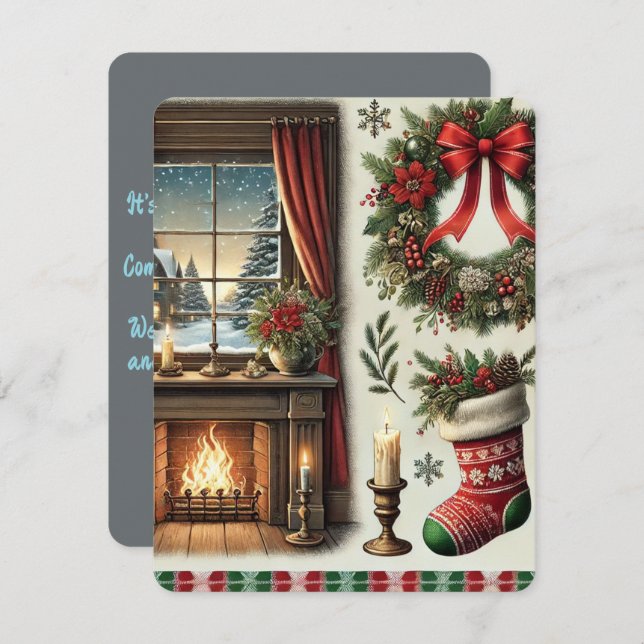 Murugi Moments Christma-inbjudan Julkort (Fram/baksida)