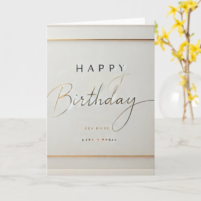 Murugi Moments Folttdays-kort Kort (Gul blomma)