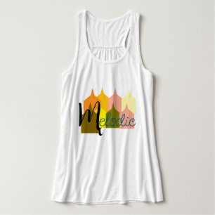 Murugi Wear Melodisk Dam BellaCanvas Flowy Race Linne Med Racerback