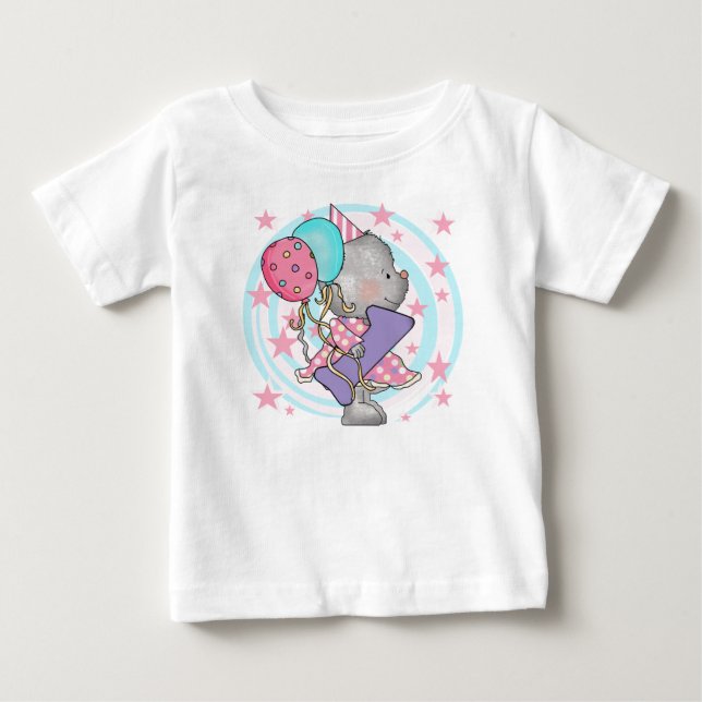 Mus 1:a födelsedag T-shirts och presenter (Framsida)