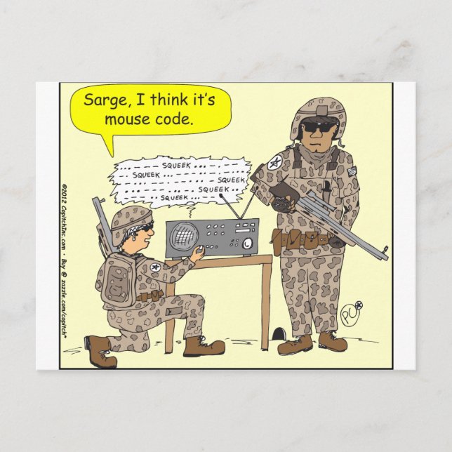 mus 299 kodifierar tecknaden vykort (Framsida)