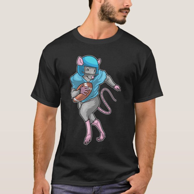 MUS amerikansk fotboll sport T Shirt (Framsida)