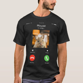 Mus anropar ett fantastiskt Mouse Enthusiast Mouse T Shirt