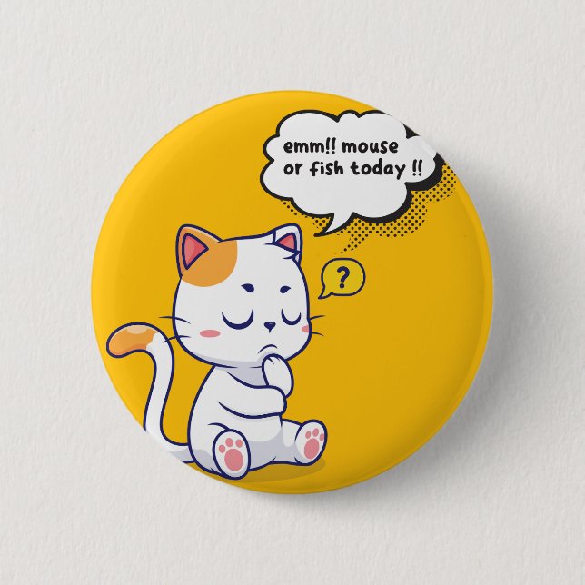 Mus eller fisk? - Lustigt sällskapsdjur - Djuptank Knapp (Framsida)