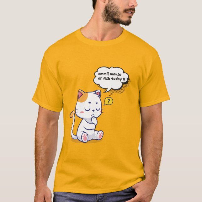 Mus eller fisk? - Lustigt sällskapsdjur - Djuptank T Shirt (Framsida)