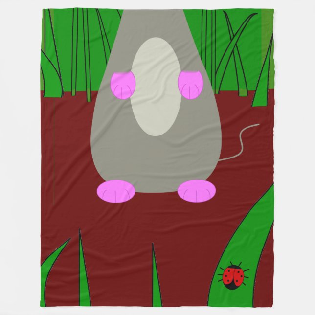 Mus Fleecefilt (Framsidan)