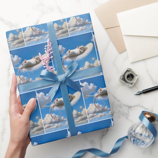 Mus Flytande på ludd Presentpapper (Gifting)