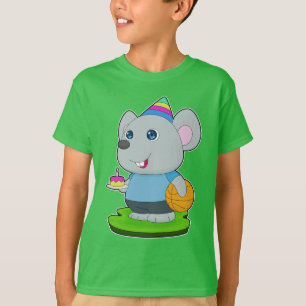 Mus Födelsedag Basket T Shirt