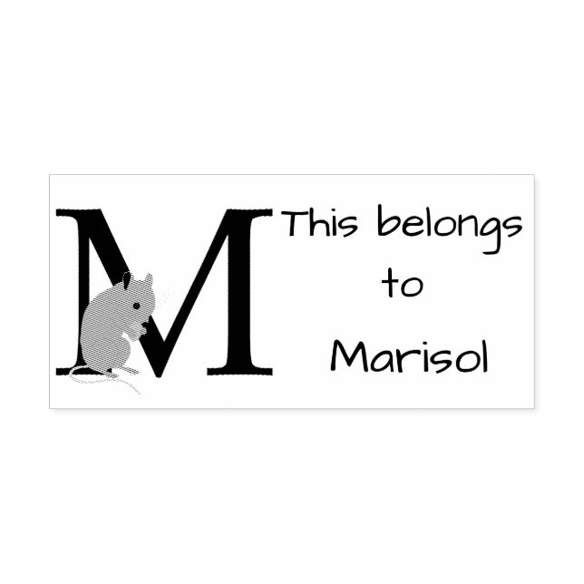 Mus - första stämpel (Tryck)