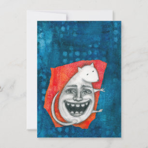 Mus-hälsningskort för exceptionell användning kort