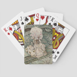 Mus i dam i en Mobster Sockel (efter Beatrix-Potte Casinokort