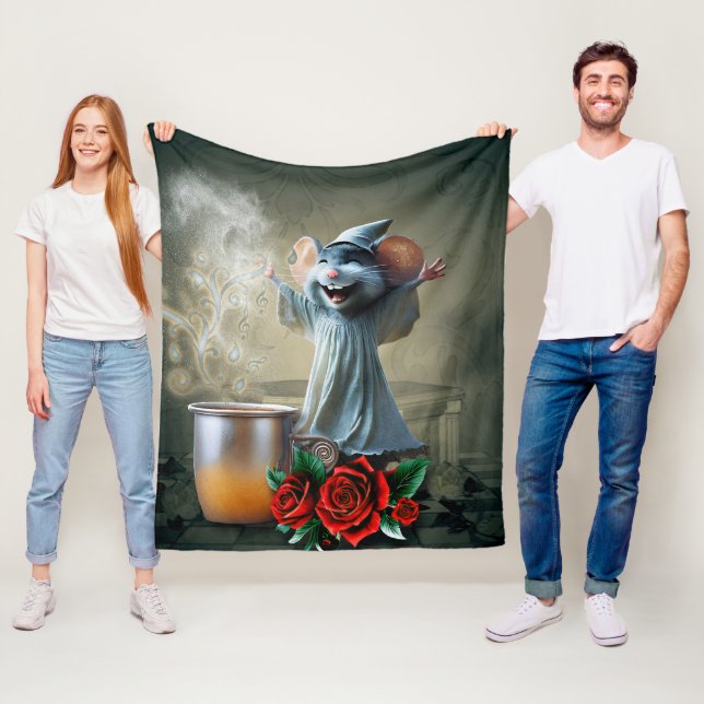 Mus i en nattgåva: Natten av Crazy Tunes. Fleecefilt (På plats)